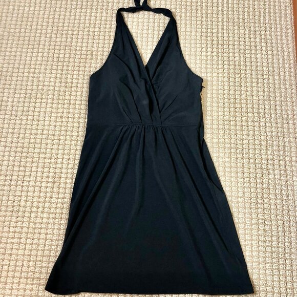 Athleta Dresses & Skirts - Athleta Black Halter Dress, Size 12
